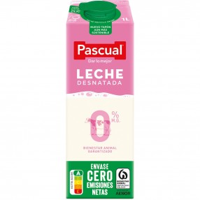 PASCUAL leche desnatada 1 l